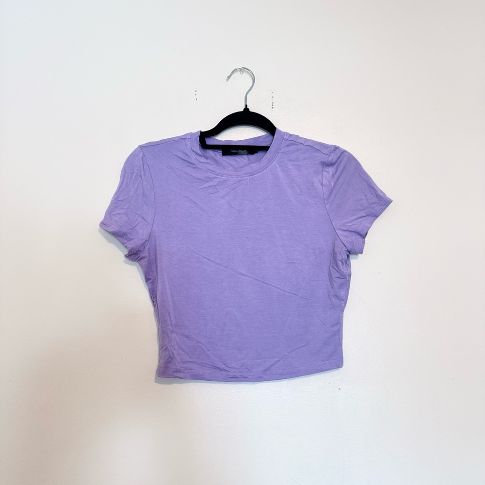 TeCrew | Lilac Short Sleeve Women's Cropped Tee